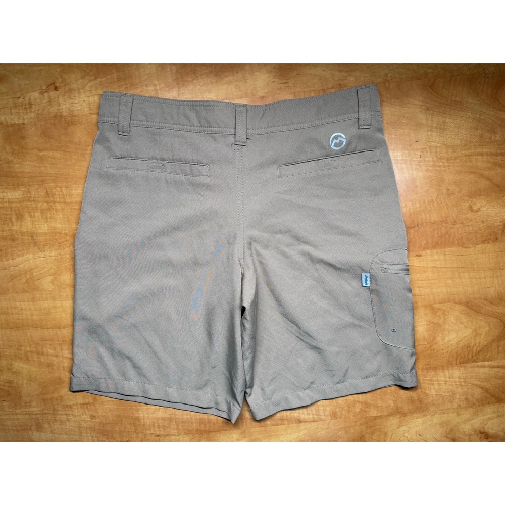 Magellan Outdoors Fish Gear Shorts Mens 32 Tan Water Repellent Fishing Cargo - Picture 5 of 8
